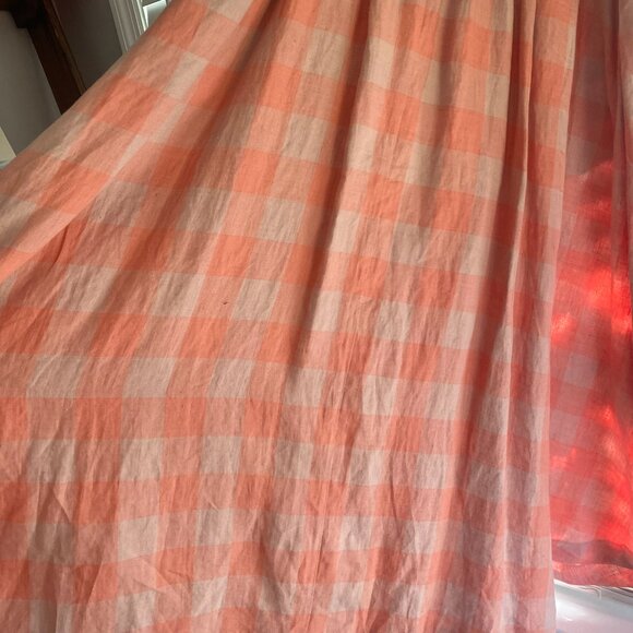 Boden Peach Gingham Matching Skirt and Top Set - Picture 9 of 11
